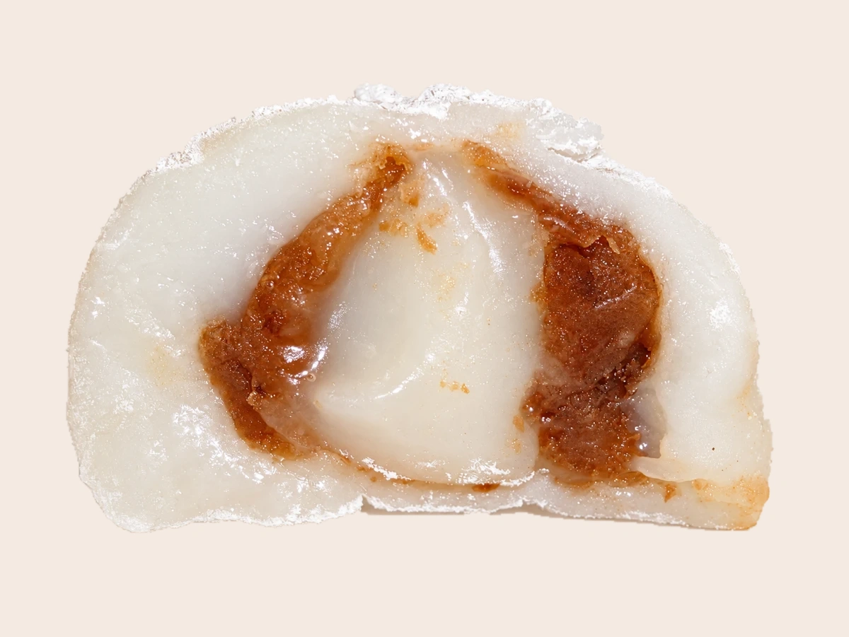 牛奶麻糬剖面