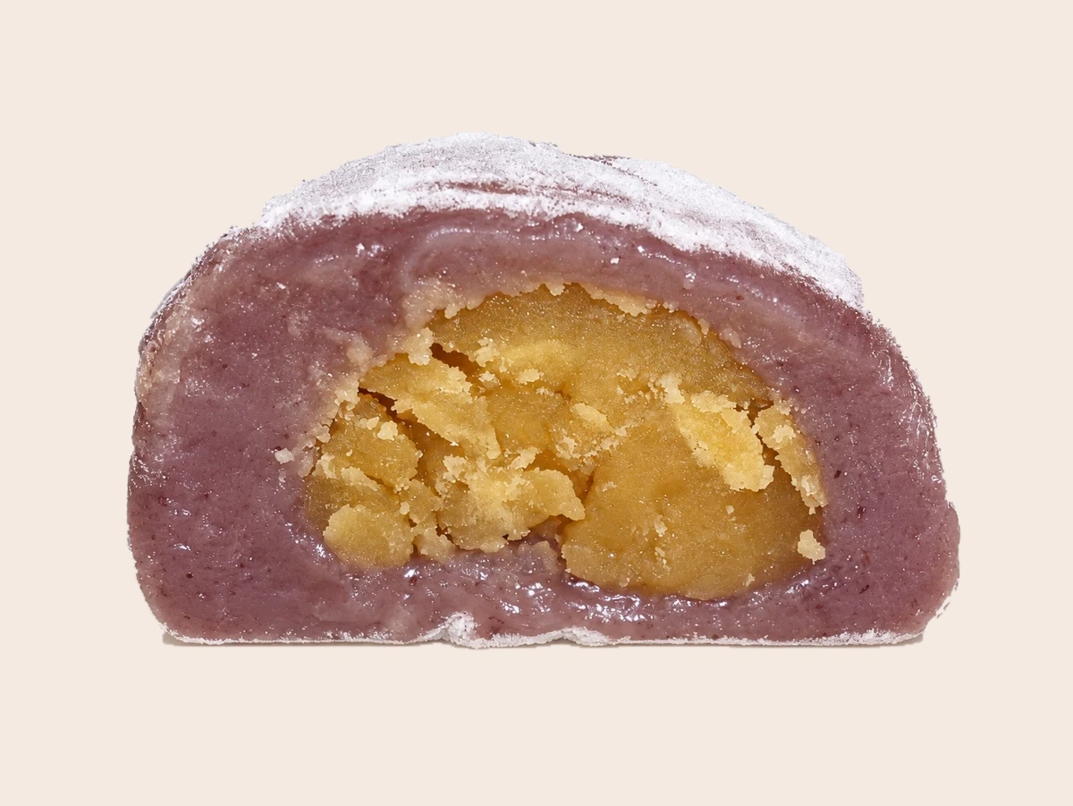 紫米麻糬剖面