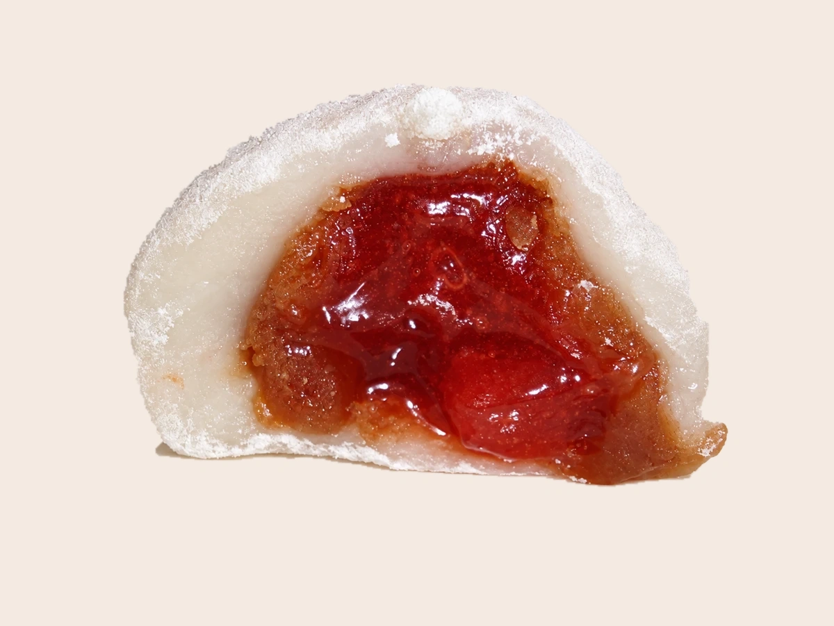 草莓麻糬剖面